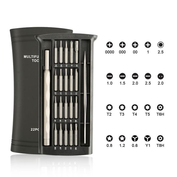 

2019 new electronic product repair kit precision 22 in 1 screwdriver set herramientas para carpinteria