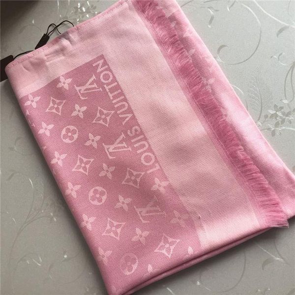 

wholesale brand design soft cotton scarf fashion classic monogram yarn-dyed pattern scarf spring and autumn men's and women's shaw, Blue;gray