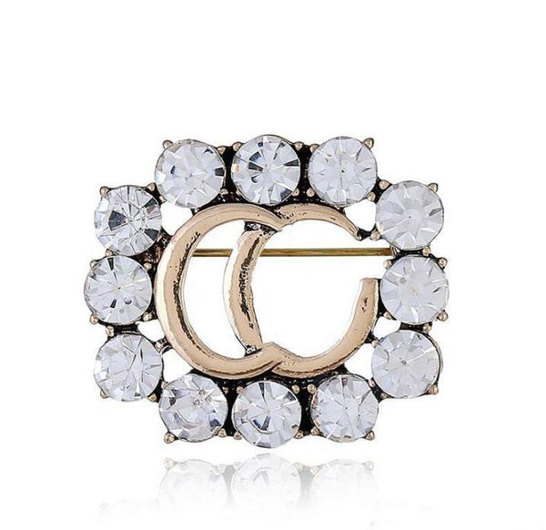 

fashionable grace ladies brooch metal hollowed out rhinestone brooches zinc alloy pin designer for women jewelry designer jewelry, Gray