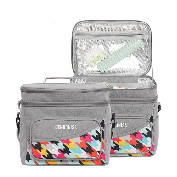 

insulated waterproof picnic bag oxford insulated cold camping thermal cooler lunch bag leakproof thermal bento