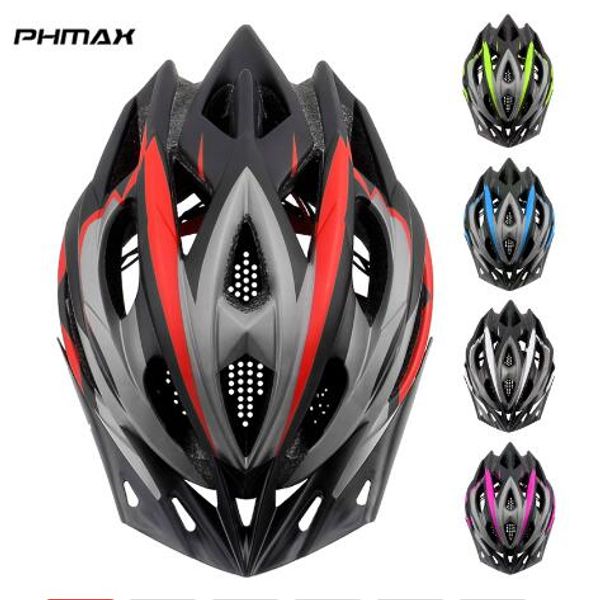 

phmax 2020 bicycle cycling helmet ultralight eps+pc cover mtb road bike helmet integrally-mold cycling helmet cycling safely cap