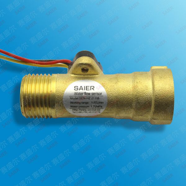

water flow meter fuel gauge hall sensor inductive switch counter ig1/2 dn15mm 1-30l/min dc4.5v-18v