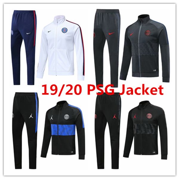 

Jordon 19 20 PSG мужская полная куртка VERRATTI Jorden Herrera спортивные костюмы футбол Мбаппе Париж зимнее пальто поезд равномерное Icardi тренировочная рубашка