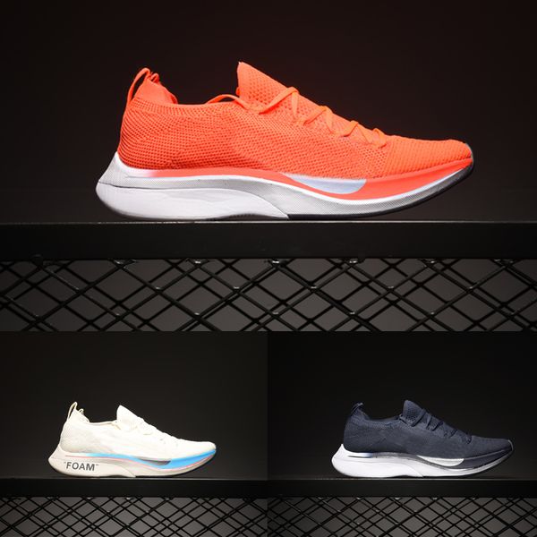 

2019 vaporfly marathon fly running hoe breathable women men knit 4 original de igner neaker ize 36 45, White;red