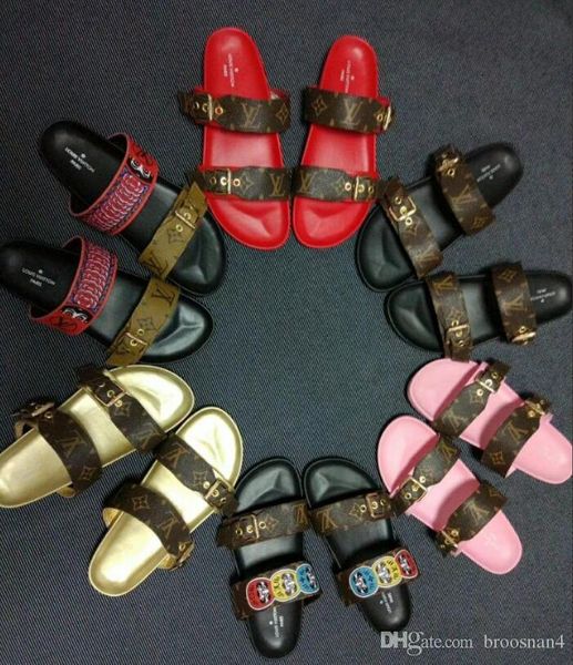 

New arrival 2019 new tyle fa hionable men lide andal boy printing leather lipper with thick feetbed euro 35 45