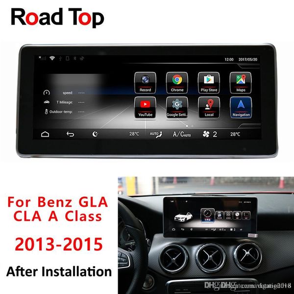 

10.25" android display for mercede benz cla gla a class c117 x117 w176 car 2013-2015 gps navigation radio stereo dash multimedia player