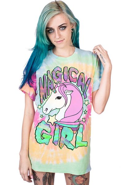 

New Hot 3d Printed T-Shirts Summer Punk Rock Women T Shirt Large Sizes Woman Clothes New Fashion Funny Tops