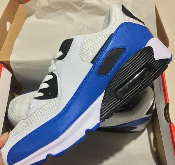 

90 mens sneakers shoes 90s classic men shoes black red white sports trainer alr cushion surface breathable sports shoes 40-45 no box