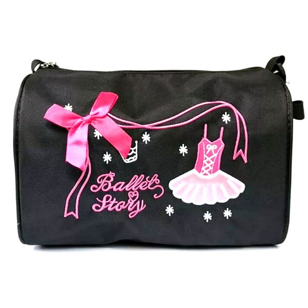 

1 pc children cute bow-knot latin ballet bag girls lovely nylon messenger crossbody shoulder bag lovely shoulder dropship