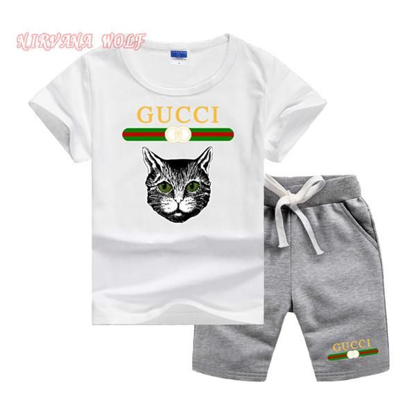 

Cat luxury de igner baby boy ummer port toddler clothing et kid cartoon t hirt hort pant 2 pc clothe track uit et 2 7 year