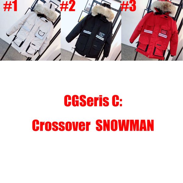 

canada mens crossover designer down coat active hooded jackets for outdoor winter warm ski suits with waterproof pockets casual windproof, Black