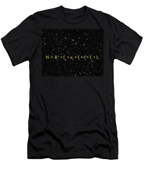 

the alien equation - scientific estimate of techno alien civilizations men's t-shirt