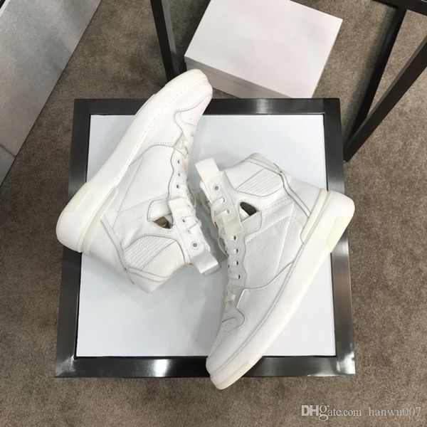 

мужская повседневная обувь летние дышащие тапки chaussures pour hommes кожа париж белый обувь спорт кроссовки flat leather, Black