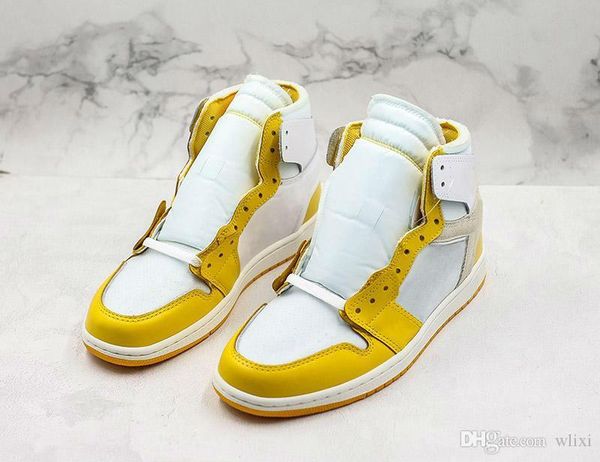 

новые x 1 белый желтый черный мужская баскетбольная обувь высокое качество 1s мужские дизайнерские спортивные кроссовки комфорт us12