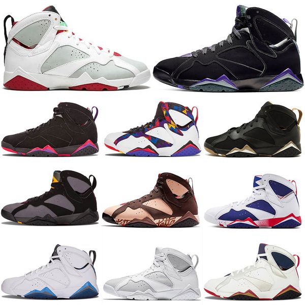 

jumpmanhare fashion men sneakers 7 ray allen patta x 7s mens basketball shoes gmp pure money olympic french blue mens sneakers 7-13