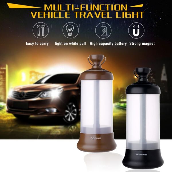 

8x20cm portable 1.5w 5v mode led vehicle car travel light waterproof lantern camp night light