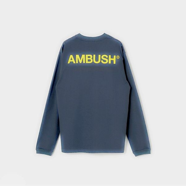 

19fw ambush workshop exclusive logo tshirt printed tee long sleeves men women casual simple street skateboard fashion ab fast shipping, White;black
