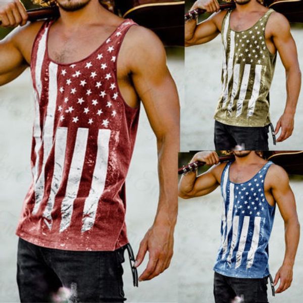 

мужчины мышца бодибилдинг без рукавов майка singlet фитнес жилет, White;black