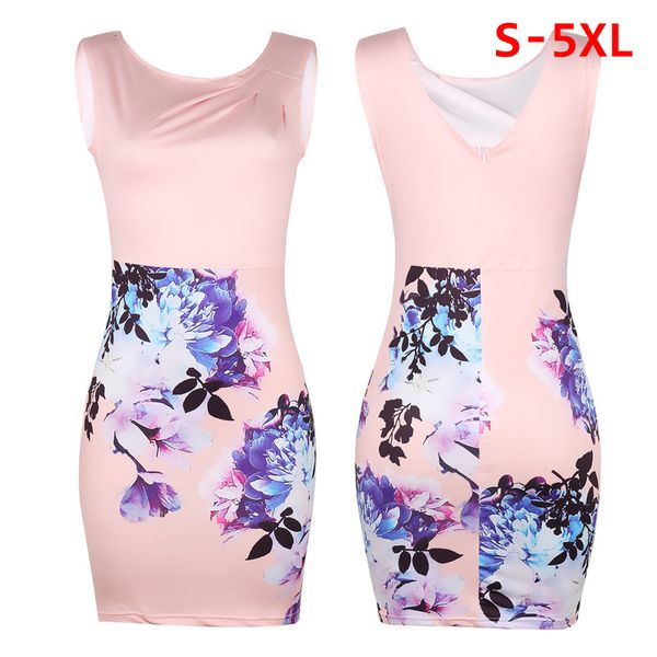 

repair women's wear the body skinny printing sleeveless dress om1091, Red;white