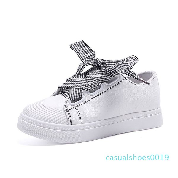 

ladies bow shoes platform shoes sneakers women spring for women flats lace up breathable sport casual 2019 c19, Black