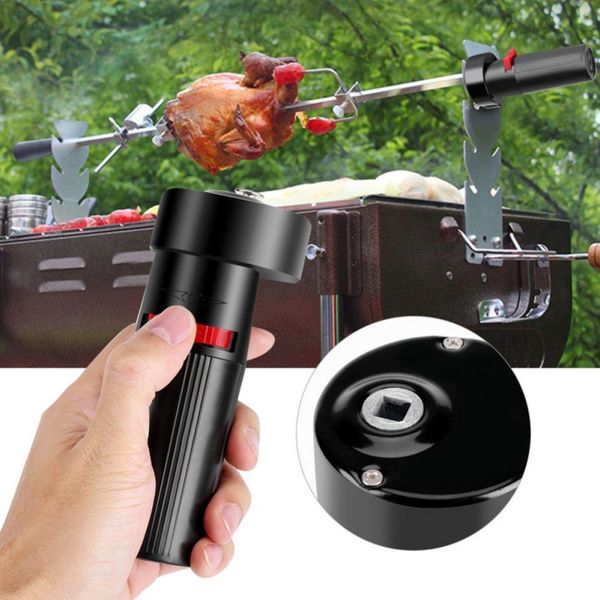 BBQ Tools Accessories Outdoor Electric Grill Forks Roasted Rotisserie Set Motor