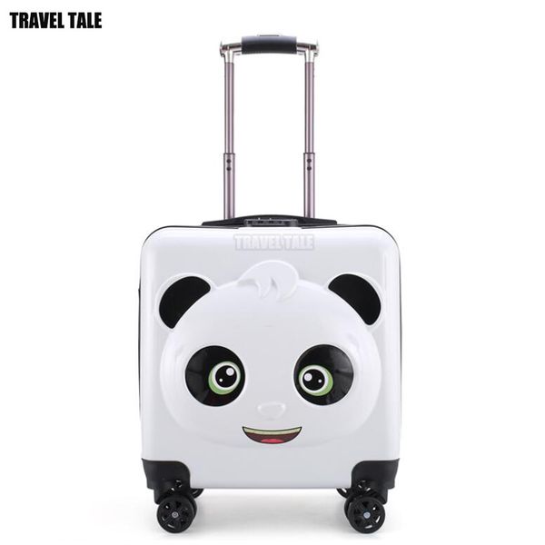 

путешествие сказка панда маленькая тележка путешествия прокатки багажа для детей