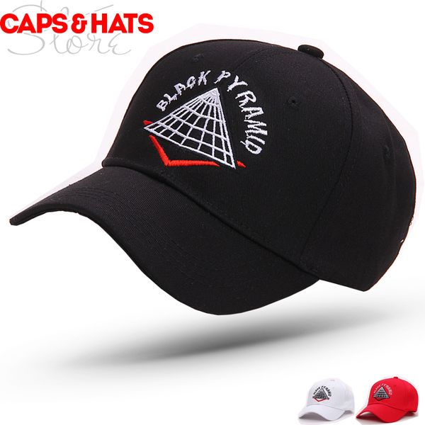 Black Pyramid Baseball Cap Gorra Plana Snapback Hat Women Camo Hat
