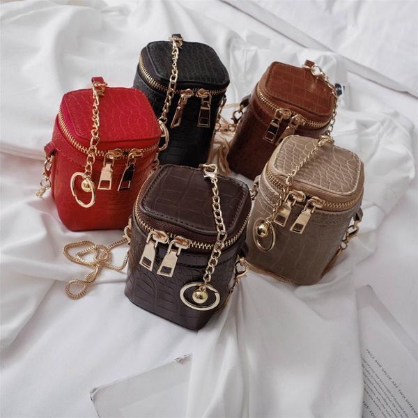 

crossbody bags for women vintage stone pattern bucket bag chain coin phone shoulder bag daily shopping messenger bags for women