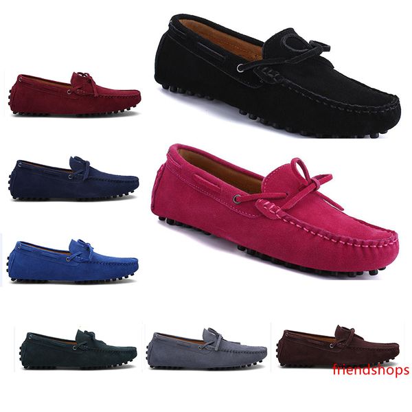 

2020 new men fashion casual shoes espadrilles public easy soft chestnut triple black grey red male trainer sneaker outdoor walking