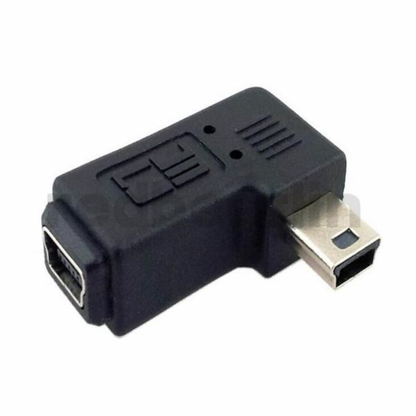 

90 degree converter adapter mini usb male to female left and right angle mini usb 5pin extended adapter