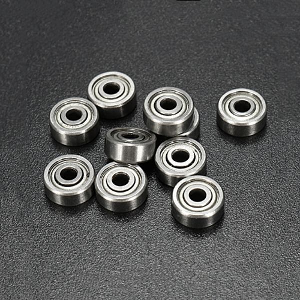 50 pçs / lote ABEC-3 S692 ZZ 2 * 6 * 3 em miniatura de aço inoxidável rolamentos rígidos de esferas S692 -2Z 2x6x3mm