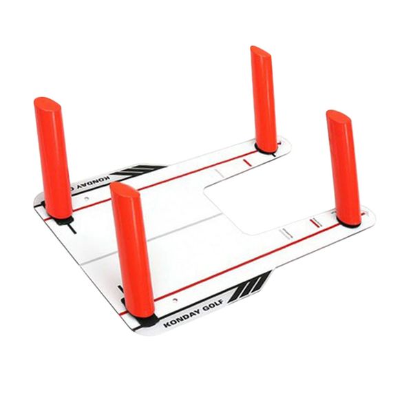 

durable golf putting training mirror swing trainer traveling range practice gear