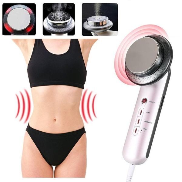 

portable new ultrasound cavitation slimming massager face lifting 3 in 1 infrared ultrasonic body massager fat burner machine