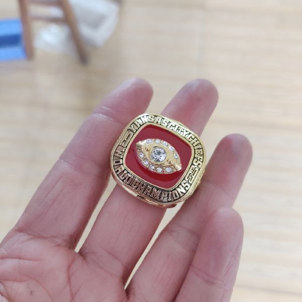 

2019 оптовых Канзас 1969 Городской вождь чемпионата мира Ring TideПраздничные подарки дл