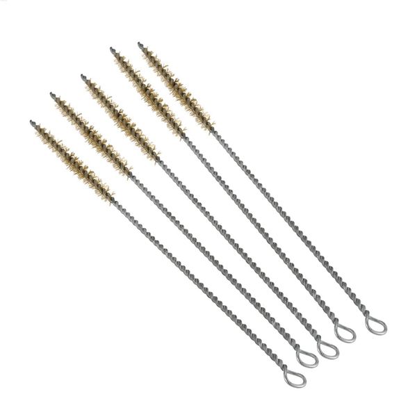 

5 pcs 12mm diameter brass wire tube brush cleaning tool 30cm length cnim hot