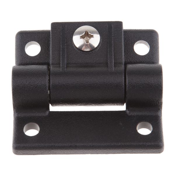 

64mm x 57mm 4 countersunk holes torque position control hinge black