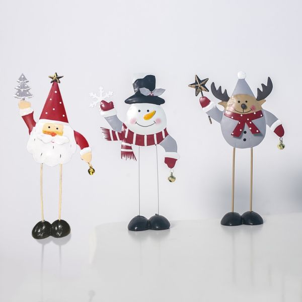 

deskchristmas elk santa claus shape home decoration with bell ornaments novelty decor