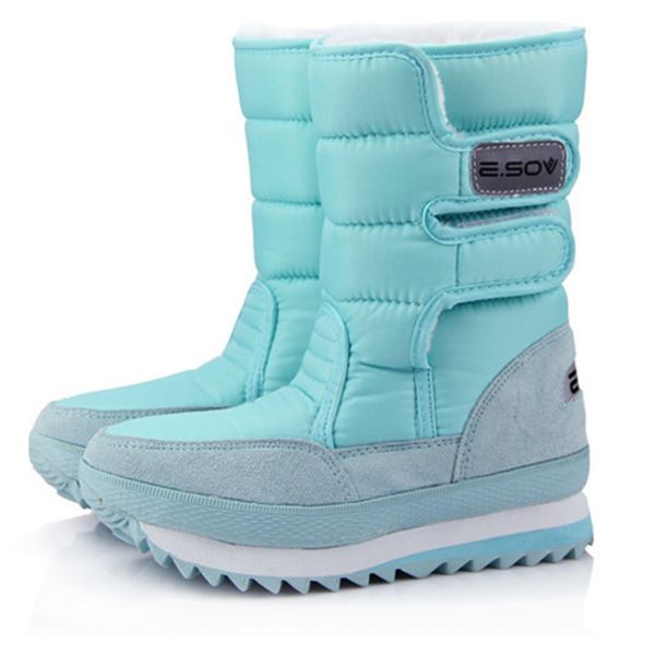 

sagace women snow boots winter warm mix colors plush flat causal sweet waterproof shoes slip-on fashion travel boot august 8, Black