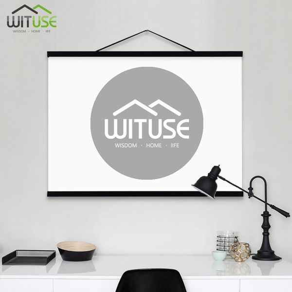 

magnetic wooden hanger poster frame hanging wall art books home decor diy hanger teak painting canvas poster p frame