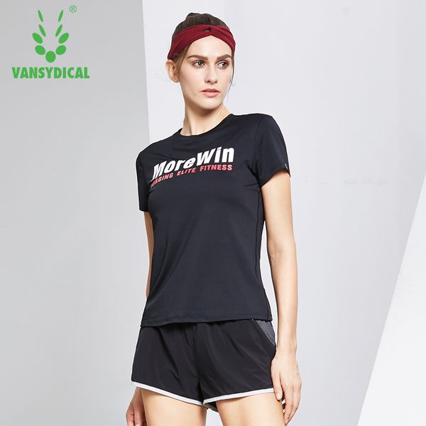 

women fitness gym clothing short sleeve running tees girls badminton football training shirts, Black;blue