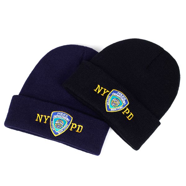 

nypd полии зимнего еплого skullies апока мђжина оле beanie лпа мђжина поѬ н, Blue;gray