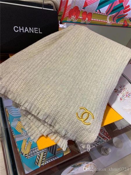 

2019 winter luxury cashmere scarves high-end classic brand fashionable men and women's large shawls 140*140cm box, Blue;gray