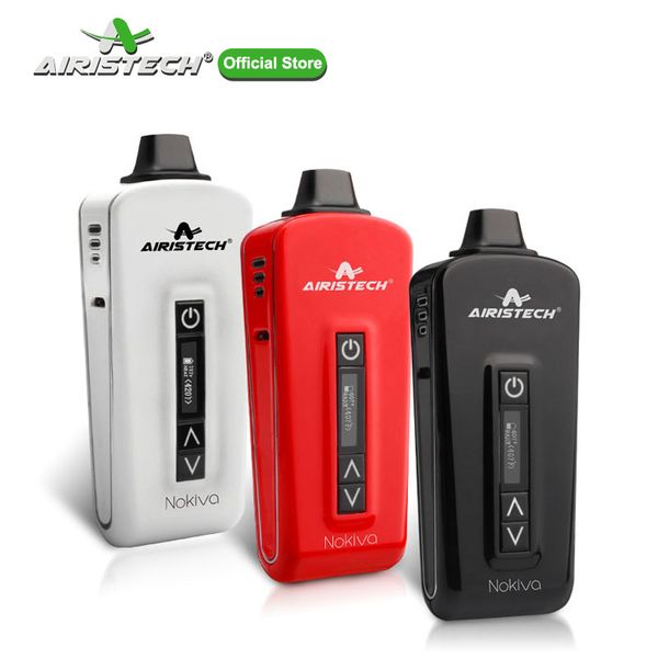 

AIRISTECH официальный airis Herbva Nokiva сухой травы испаритель керамическая коробка Mod Vape Kit Oled дисплей контроль температуры электронная сигарета