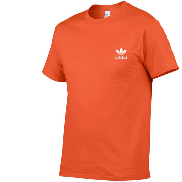 

2019 Мужская дизайнерская футболка Adids New Sports Brand Футболка сплошного цвета Мужская ф