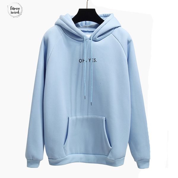 

fsdhion regular осень зима ватки о да письмо harajuku женский пуловер толстые сыпучие женщины толстовки толстовки печати casual coat, Black