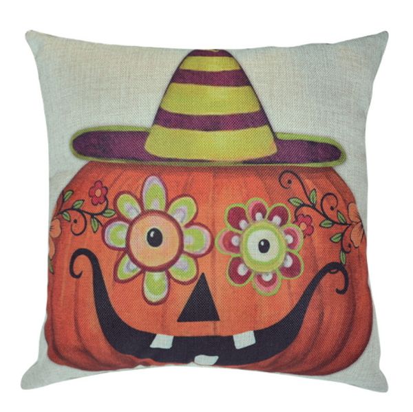 

halloween cushion cover pumpkin sofa throw gift bed car room bat pattern home decor square decorative decoration pillowcase pillow case