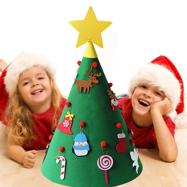 

merry christmas tree decorations 3d green trees christmas gift for toddler navidad 2018 new year 2019 santa noel xmas decor