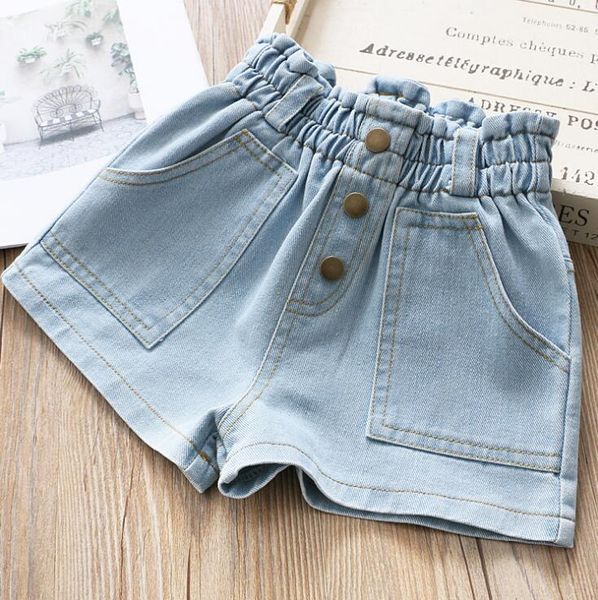 

2020 new arrival girls denim shorts summer girls shorts 2-7 years py969, Black