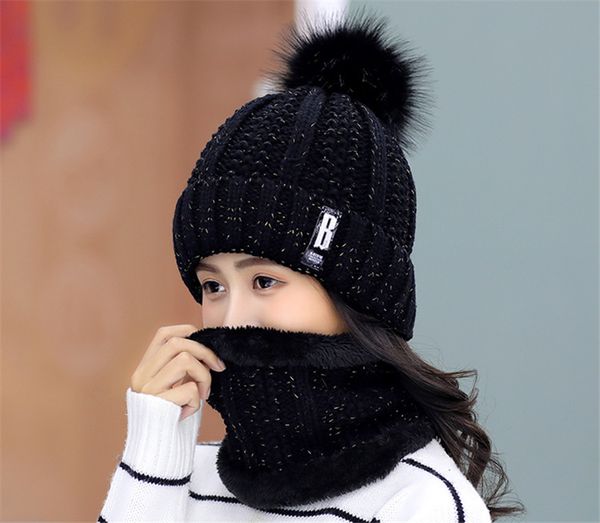 

wool hat children's winter fashion plush wool hat korean youth sweet and lovely women's autumn and winter knitting warm hat, Blue;gray