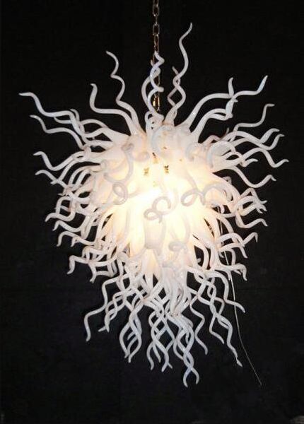

white murano glass chandelier light modern art decor handmade blown glass chandelier style italy designed custom made chandelier